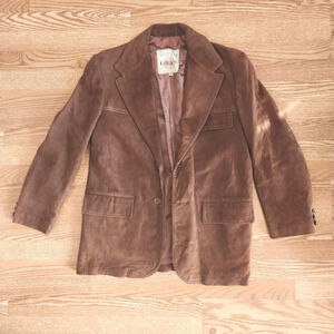 GUC Men's Gratis Sportswear 100% Leather Jacket, Size 44